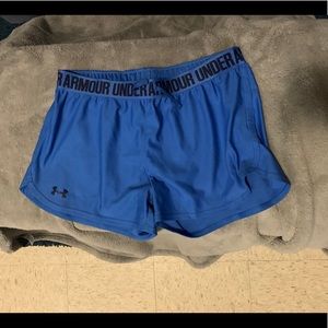 Blue under armour shorts!